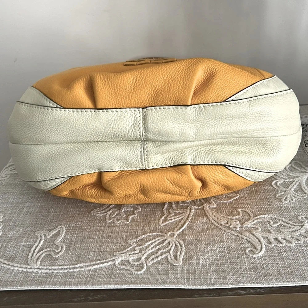 Oryany Lyssie Soft Pebbled Leather Color-Block Tote Shoulder Bag - Picture 5 of 15